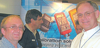 Joost Korthout on the right with Ian Davies from Eskom at the recent NLA exhibition